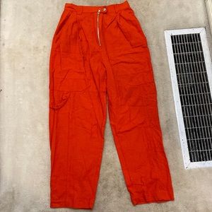 Womens red pants from Urban Outfitters
